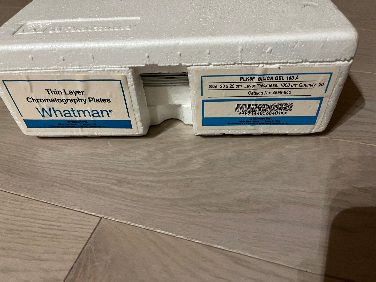 Whatman TLC plate 20×20 cm PLK5F silica gel thin layer 4856-840