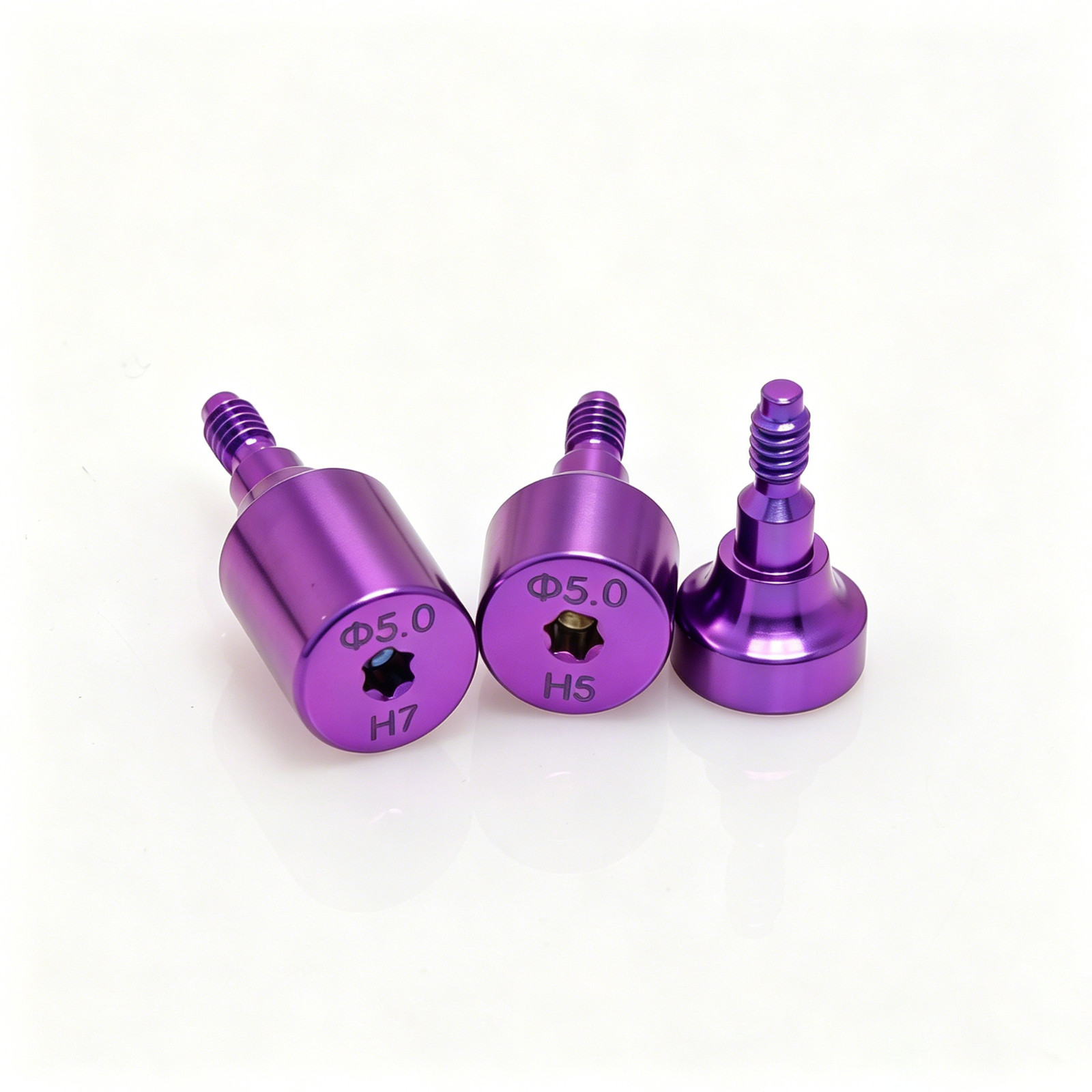 US 5Pcs Dental Healing Abutment for Osstem Hiossen Nobel Active Straumann ITI