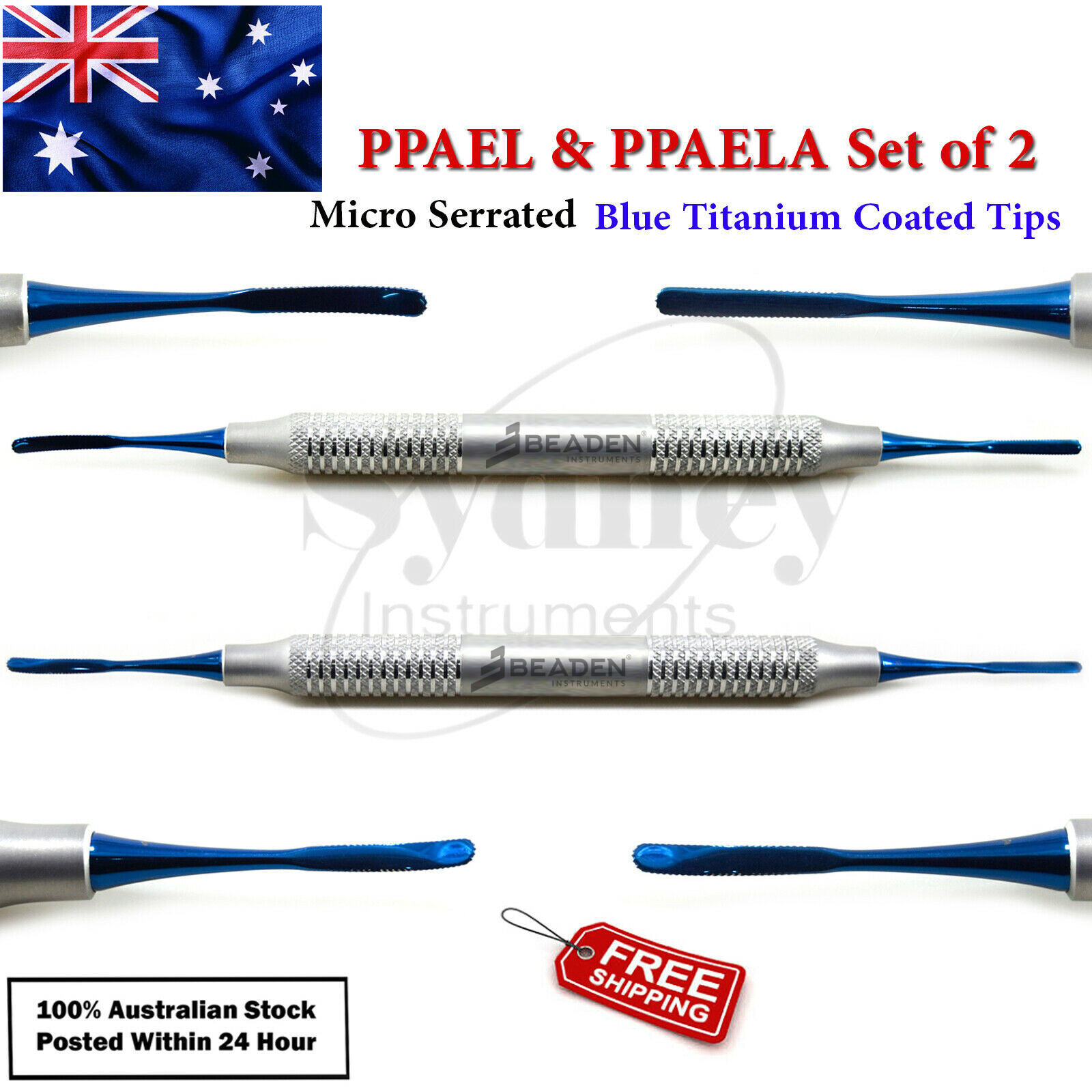 Dental Periodontal Gingival Surgery PPAEL & PPAELA Blue Titanium Coated Lab