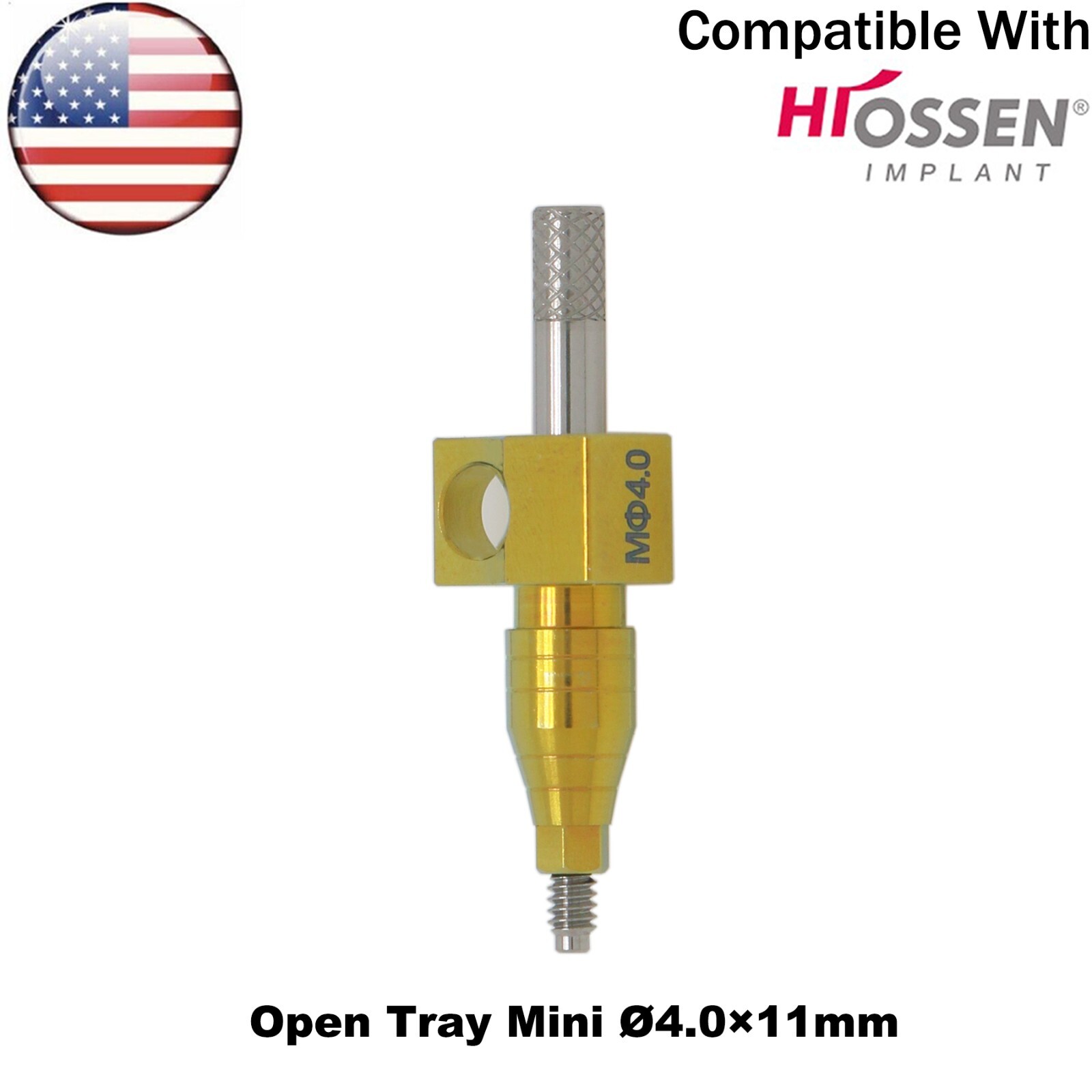 US Fits Hiossen Dental Transfer lmpression Coping Open Closed Tray M/R Osstem ET
