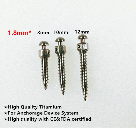 1Piece Dental Orthodontic Micro Implants Mini Micro Bone Screw Titanium Alloy