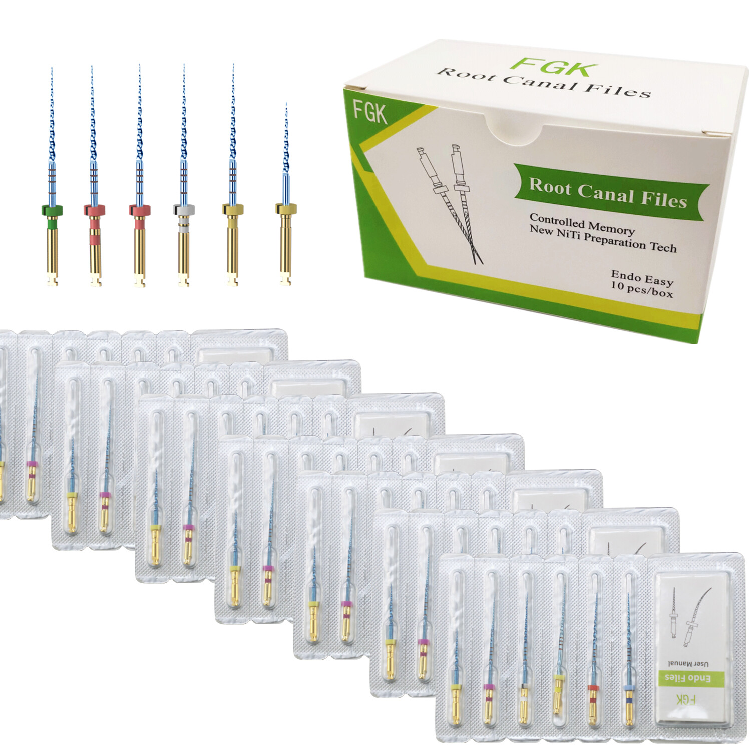 Dental Niti Heat Treated Rotary Endo File Root Canal Engine Use SX-F3 21/25mm