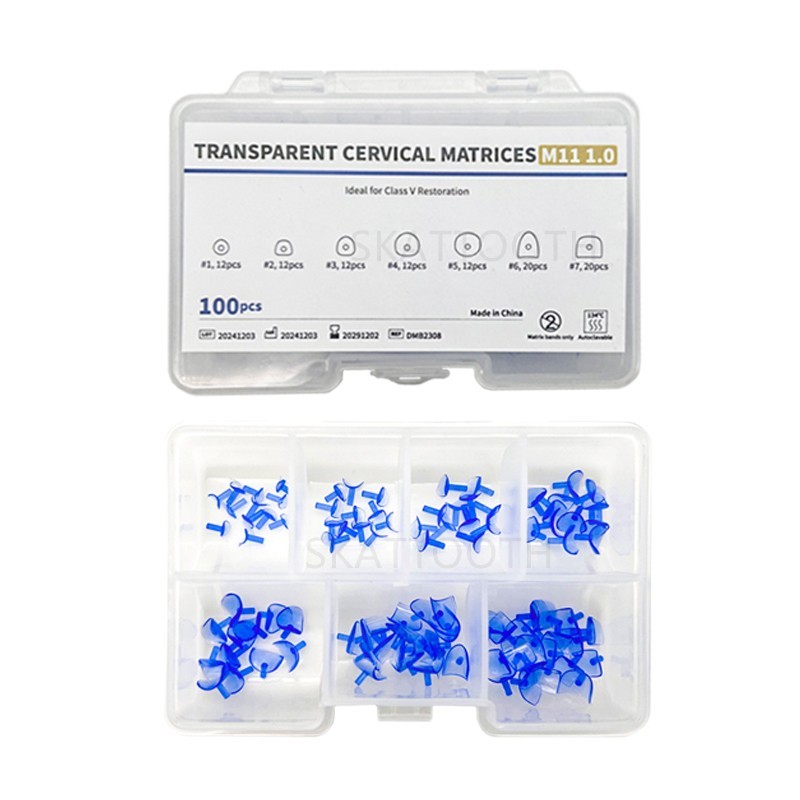 Dental Transparent Cervical Matrices Composite Gingival Retractor Clear Matrix