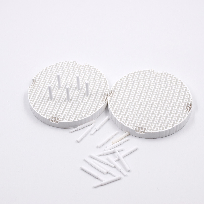 Dental Lab Ceramic Honeycomb Firing Trays Round Porcelain Zirconia Supply Pins