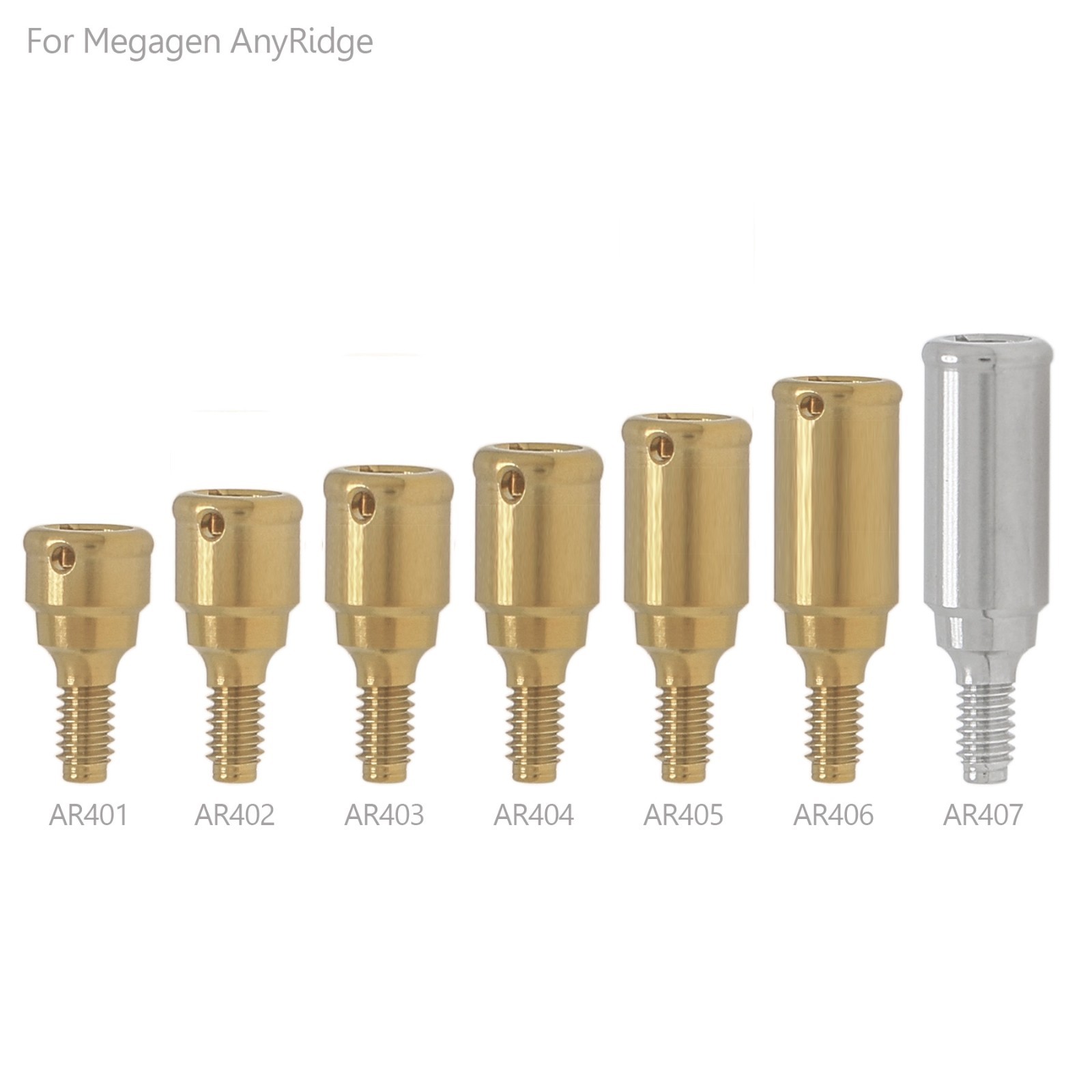 Dental Locator Abutment fit Megagen Anyridge Locator Core Tool Retention Caps
