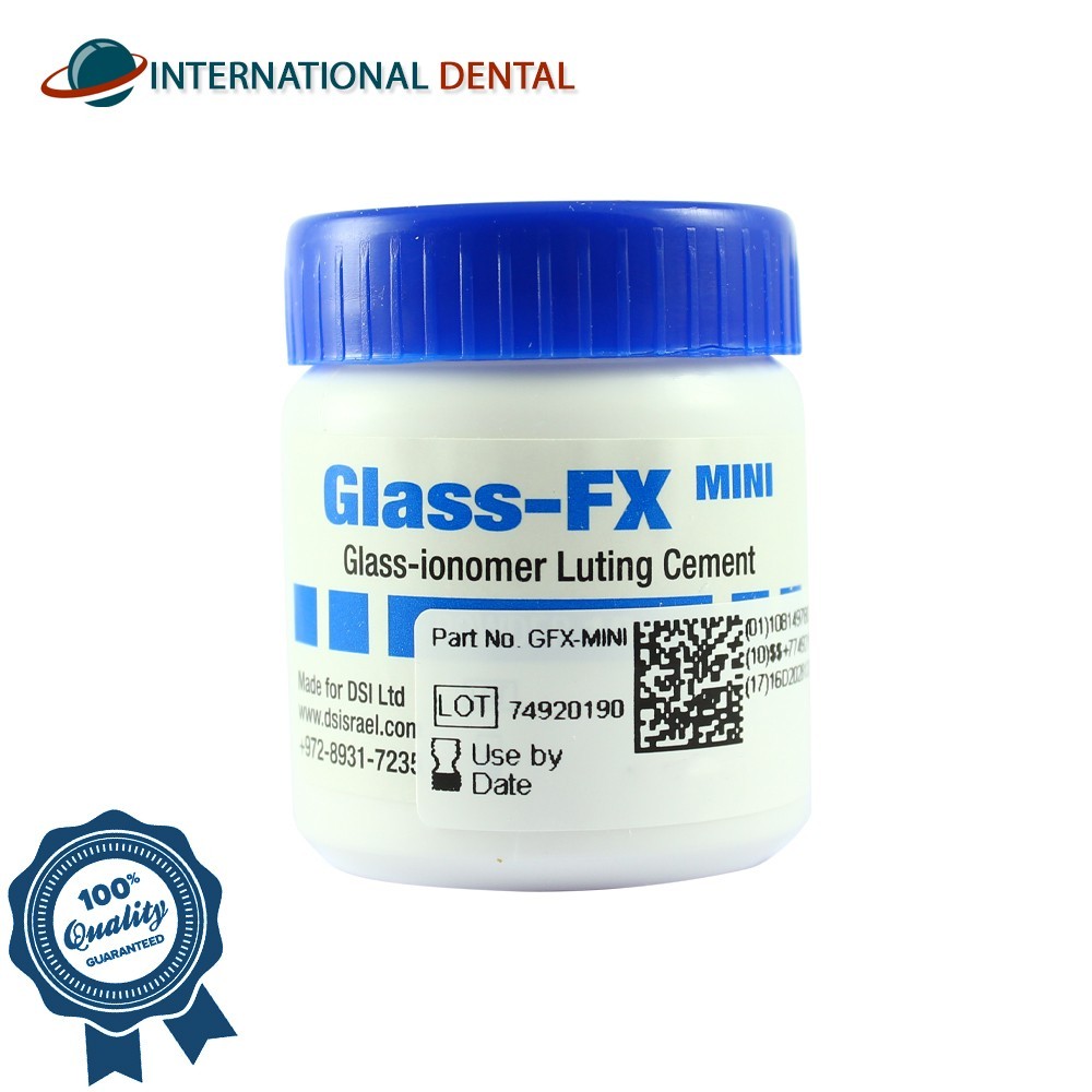 Dental Restorative Glass Luting Self Cure Permanent Cement With Mixing Pad