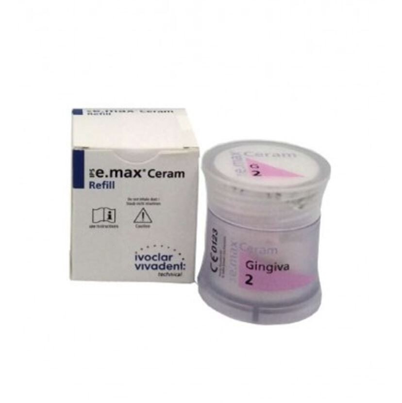 *1-Pack* Ivoclar Vivadent IPS e.max Ceram Gingiva 2 Powder 20g Refill 605482