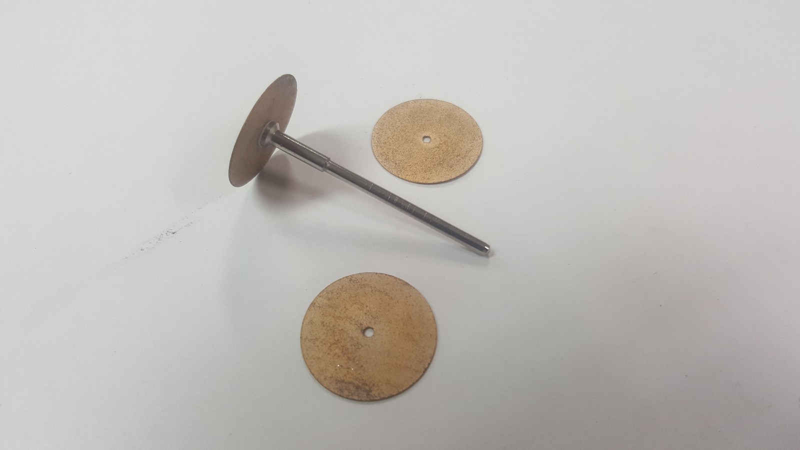 Lot x 3 Dental Lab Sintered Diamond Disc Israel made 22 MM ceramic inflexible