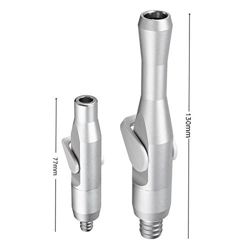 ‘Extended Dental Suction Valve, HVE Vacuum Valve Parts Small, Silver