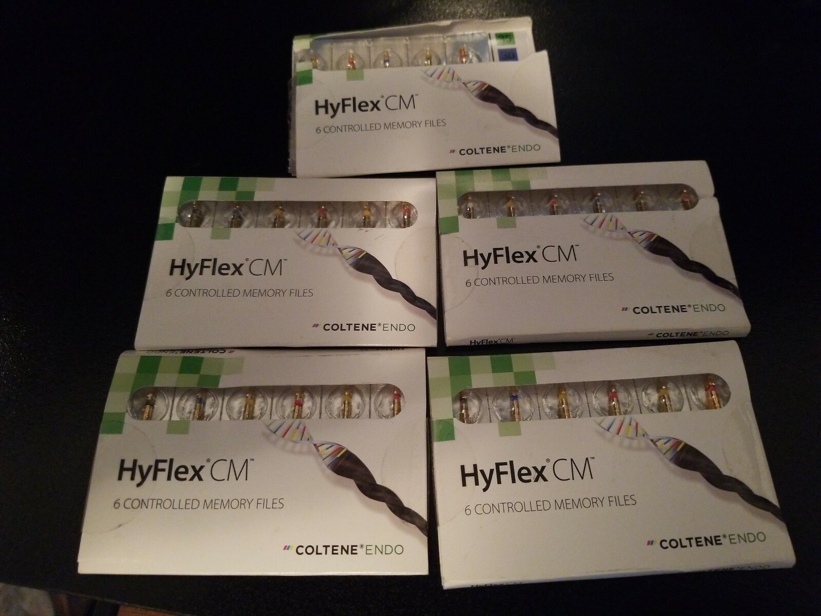 Coltene Hyflex CM NiTi File Assorted 21mm 6pk lot of 5