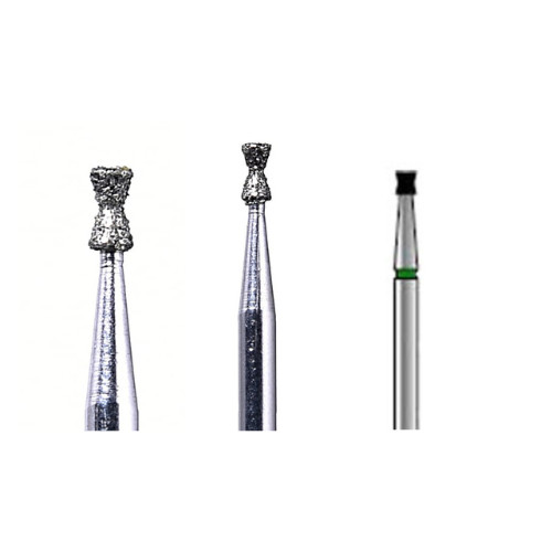 Dental Double/Inverted Cone Diamond Burs,813.014 Medium,Coarse Grit,10/Pk