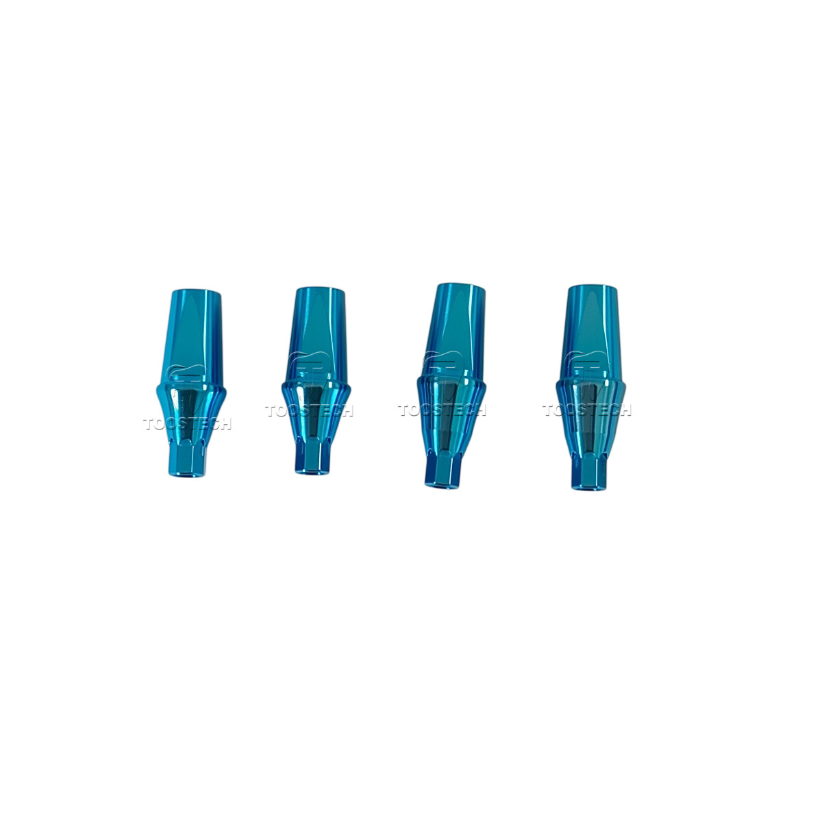 10pcs Titanium straight abutment fits Megagen Blue diamond NC D4.0 GH1/2/3/4mm