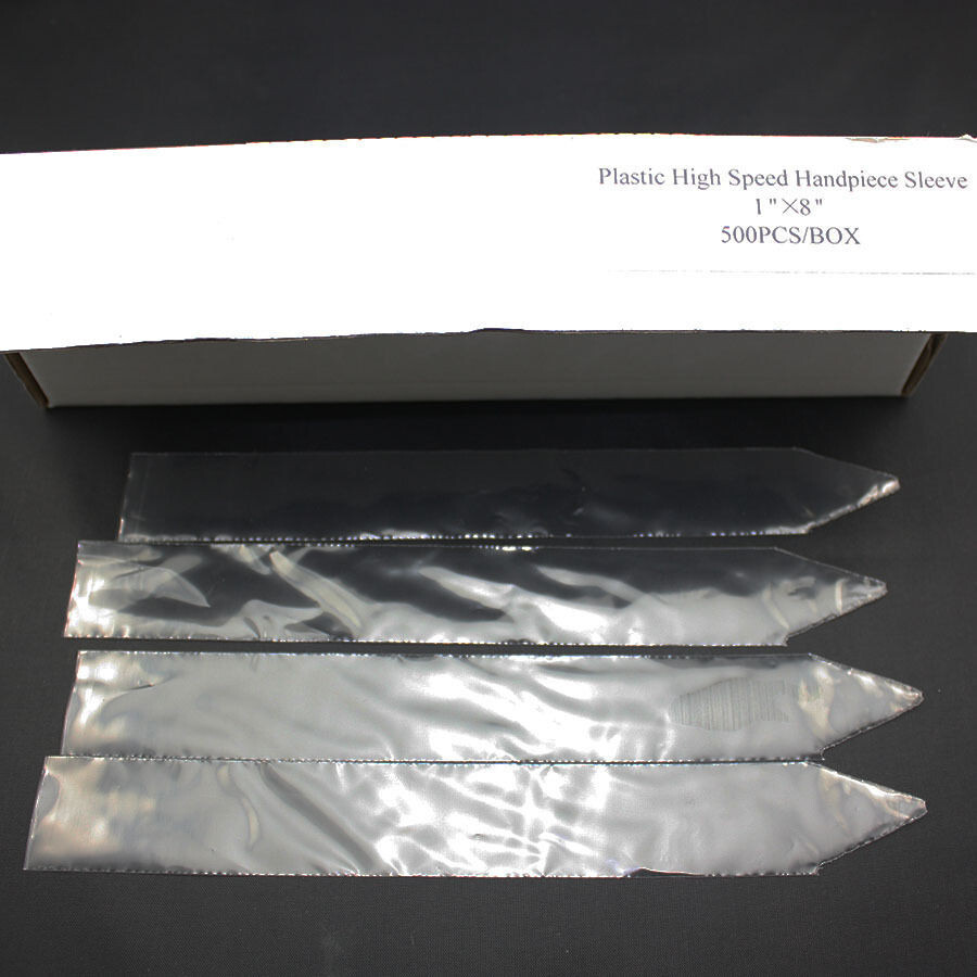 500/Box Dental High Speed Handpiece Sleeves Cover Disposable Sleeve 1.0″ x 8 “