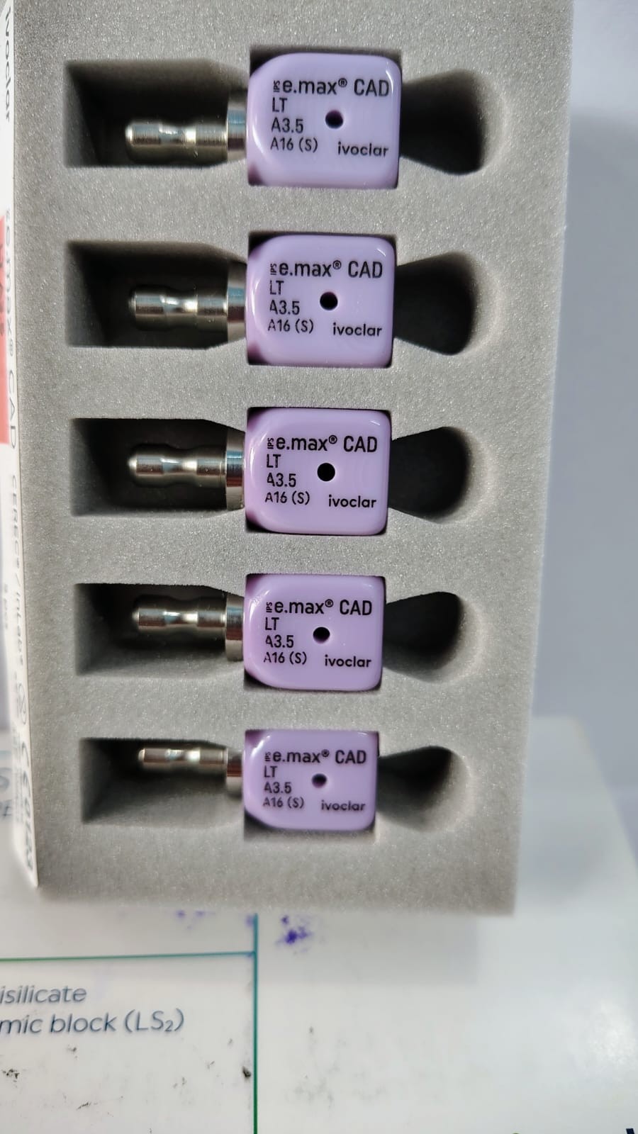 Ivoclar IPS E.Max CAD CEREC/InLab LT A3.5/A16 (S)