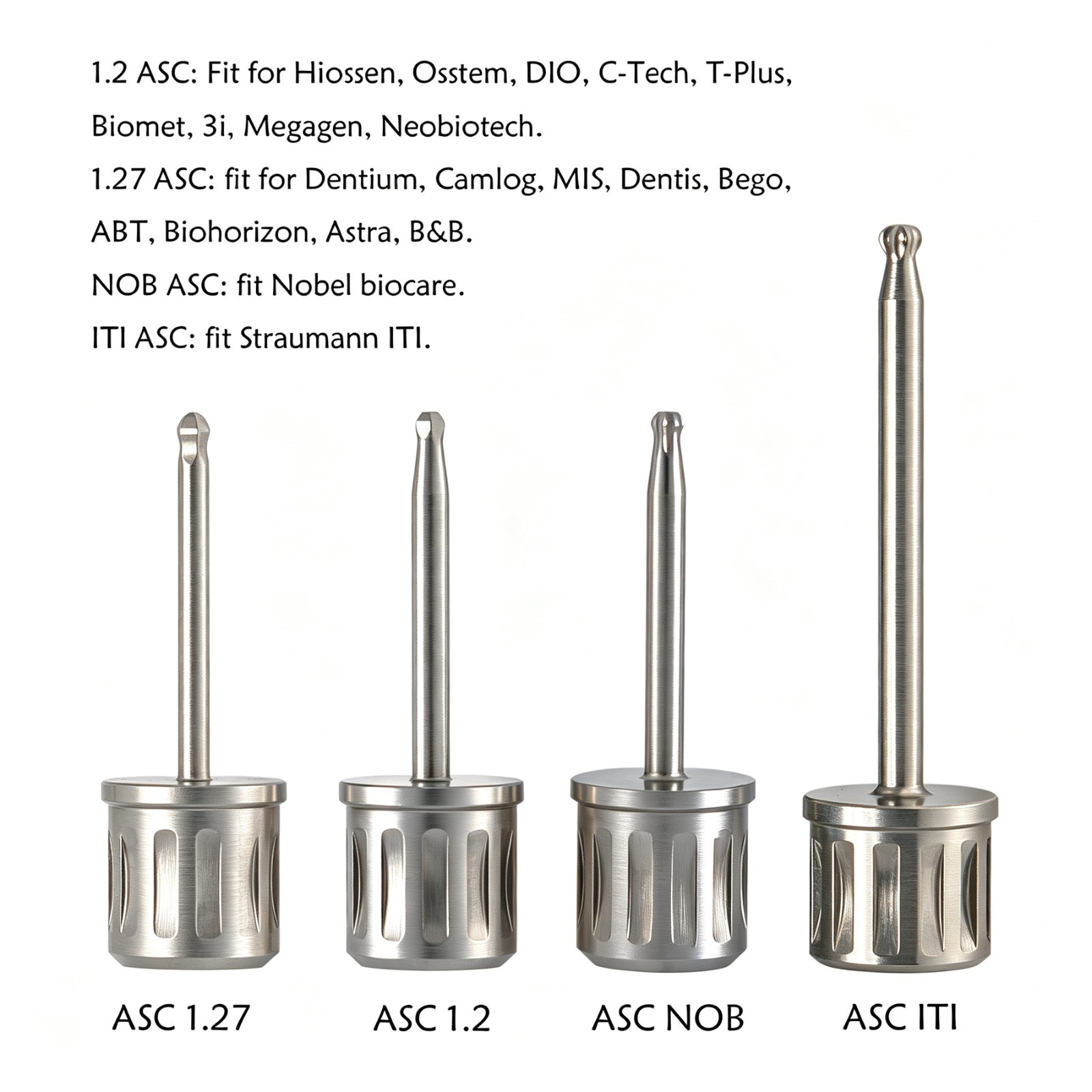 US Implant Screwdriver Angulated Screw Channel Driver Hiossen 3i Nobel MIS Astra