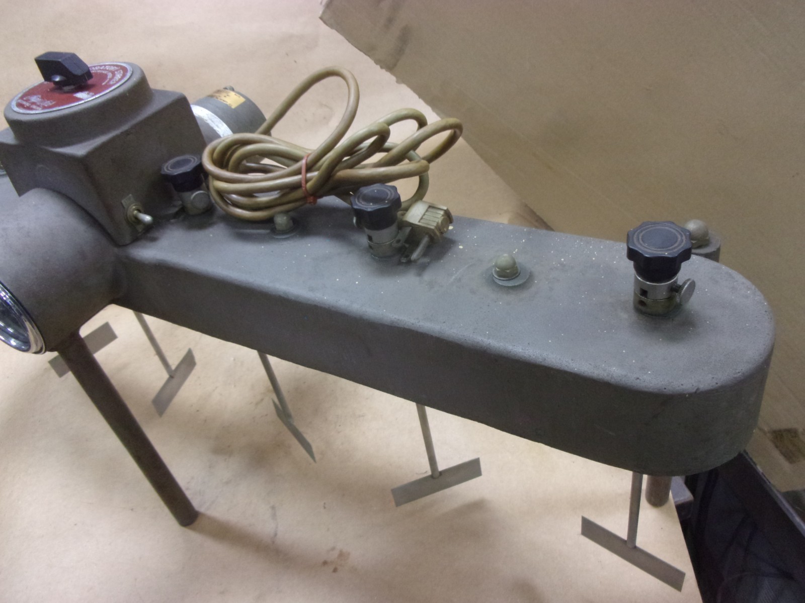 Phipps & Bird 6 Paddle Lab Glass Beaker Sample Chemical Stirrer Model 300 Mixer