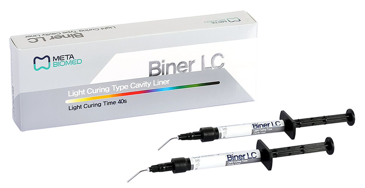 Meta Dental Biner LC Light Cured Radiopaque Fluoride Releasing Cavity Liner