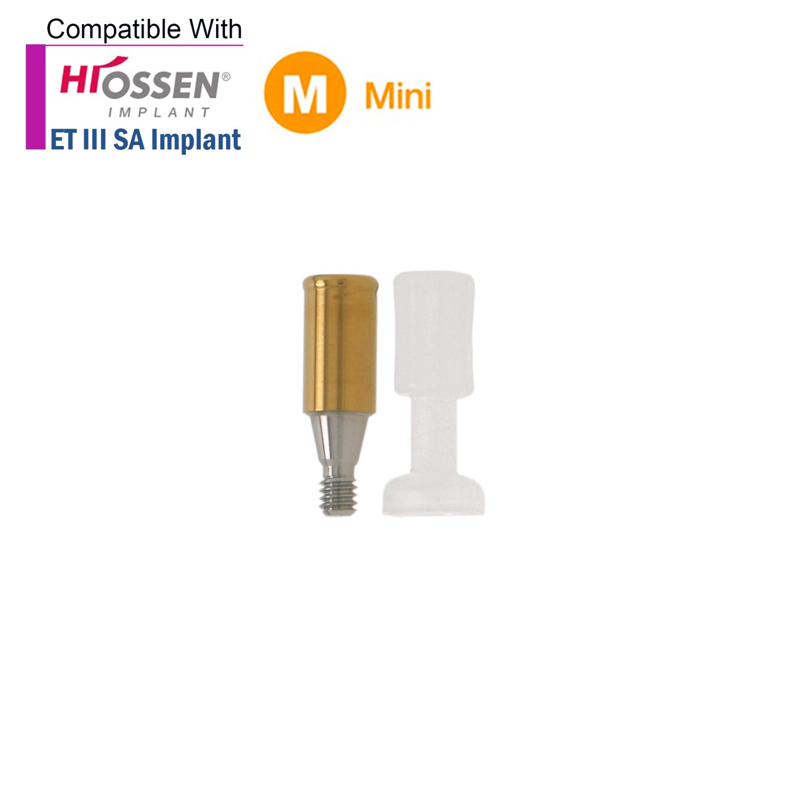 US OSS Overdenture Locator Abutment Male Cap fit HIOSSEN ET Mini/Regular