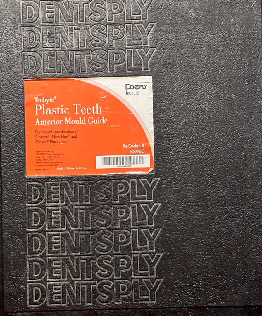 DENTSPLY Trubyte Plastic Teeth Anterior Mould Guide for Dentistry MPN 88960