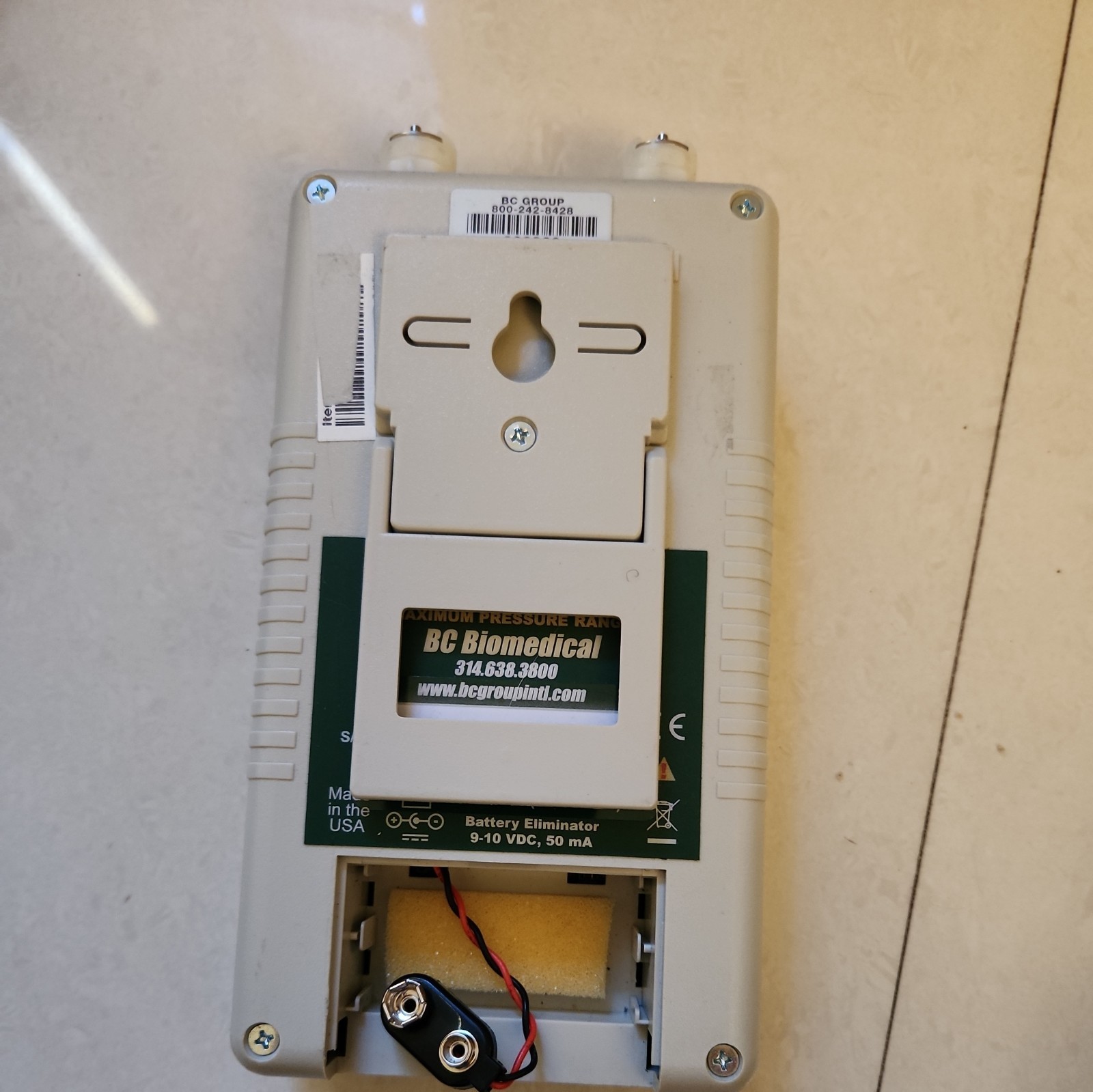 BC Biomedical Digital Pressure/Vac Meter DPM-2350