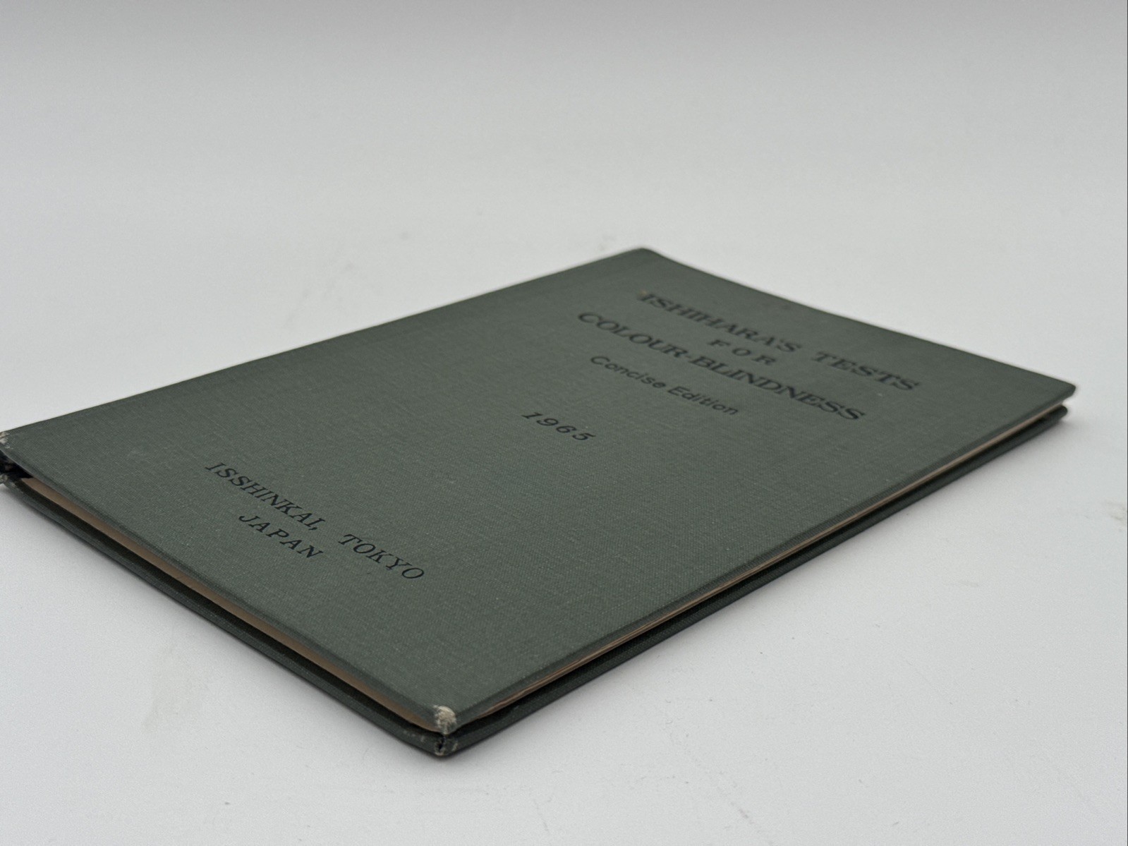 1965 Ishihara’s Tests For Colour-Blindness, Concise Ed. By Dr. S Ishihara; Japan