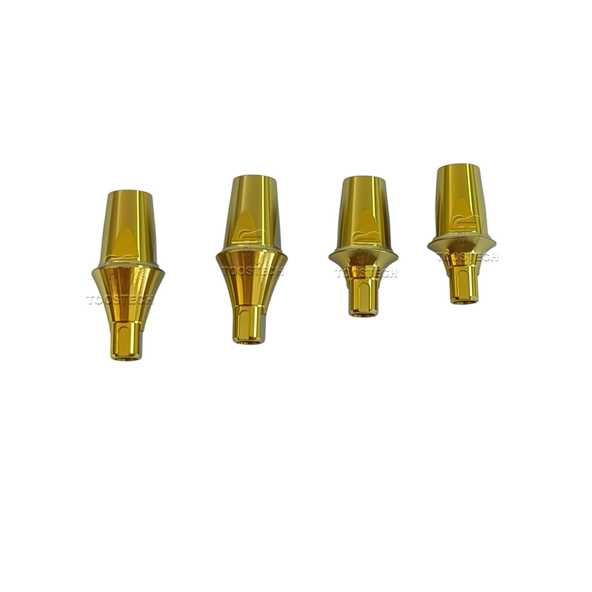 10pcs Titanium straight abutment fits to ITI Straumann Platform NC D5.0 GH1-3mm