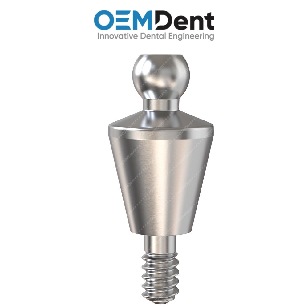 Straight Ball Attachment Standard NP Set Nobel Active® Compatible Conical Dental