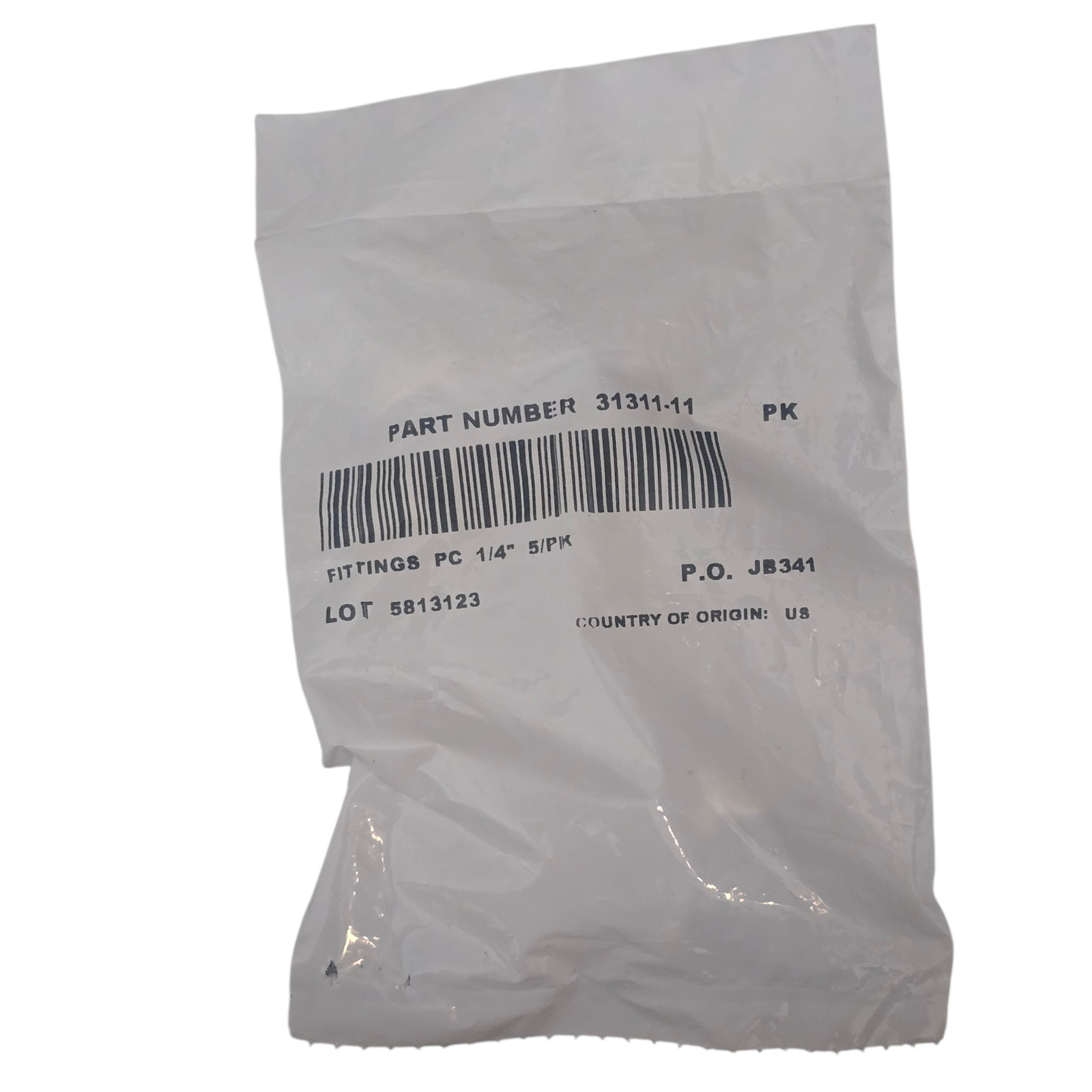 Midland Scientific Quick-Disconnect Fittings 31311-11 1/4″ PC 5/PK USA New