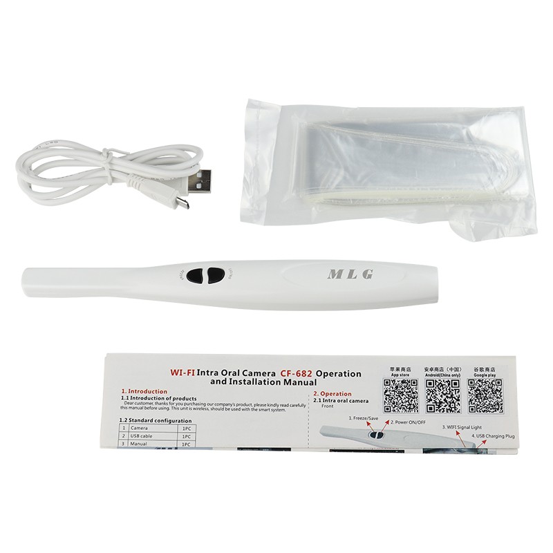 Portable Dental Intraoral Camera Wireless Wi-Fi Digital Oral Endoscope 1300MP