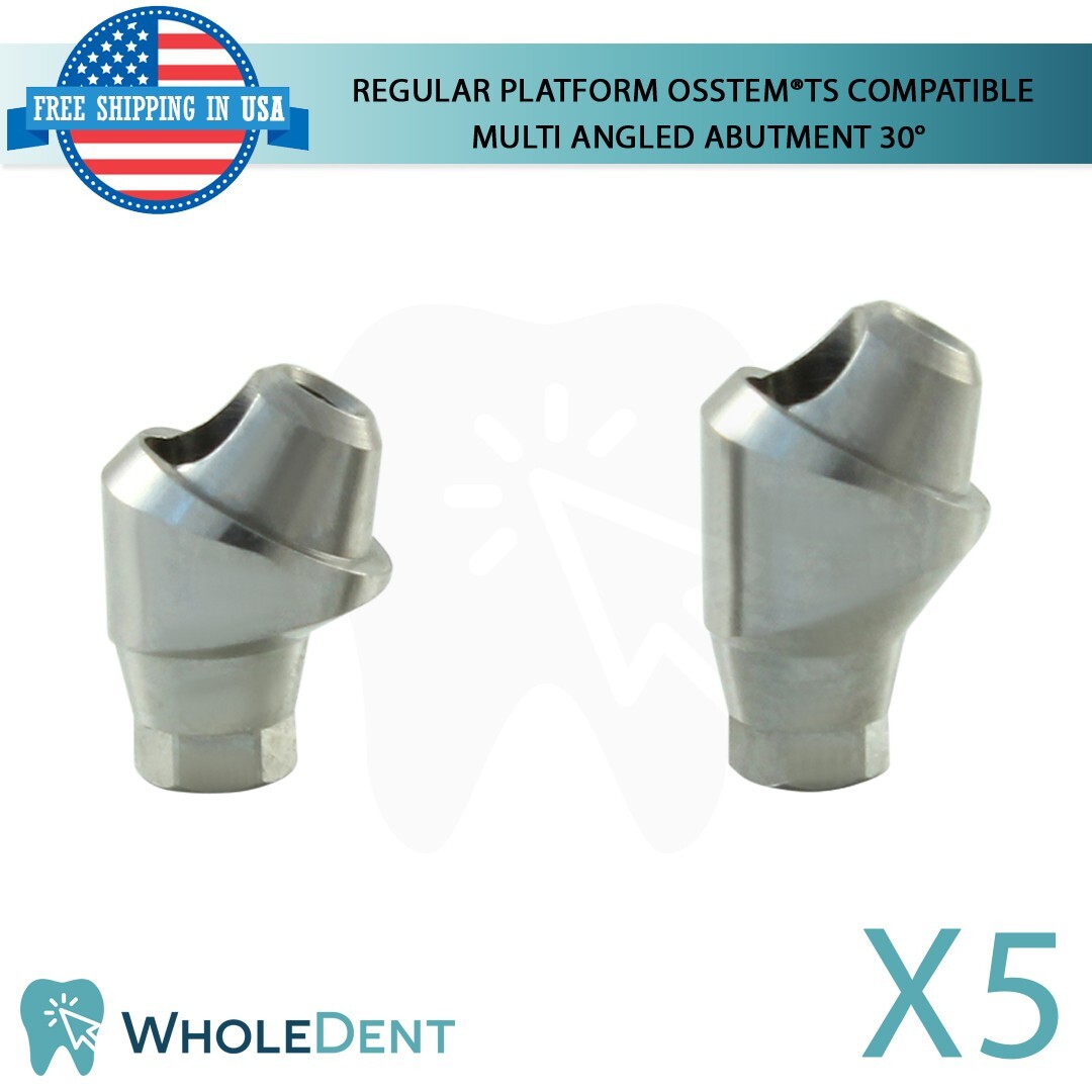 5X Dental Osstem® TS Compatible Regular Platform Multi Angulated Abutment 30°