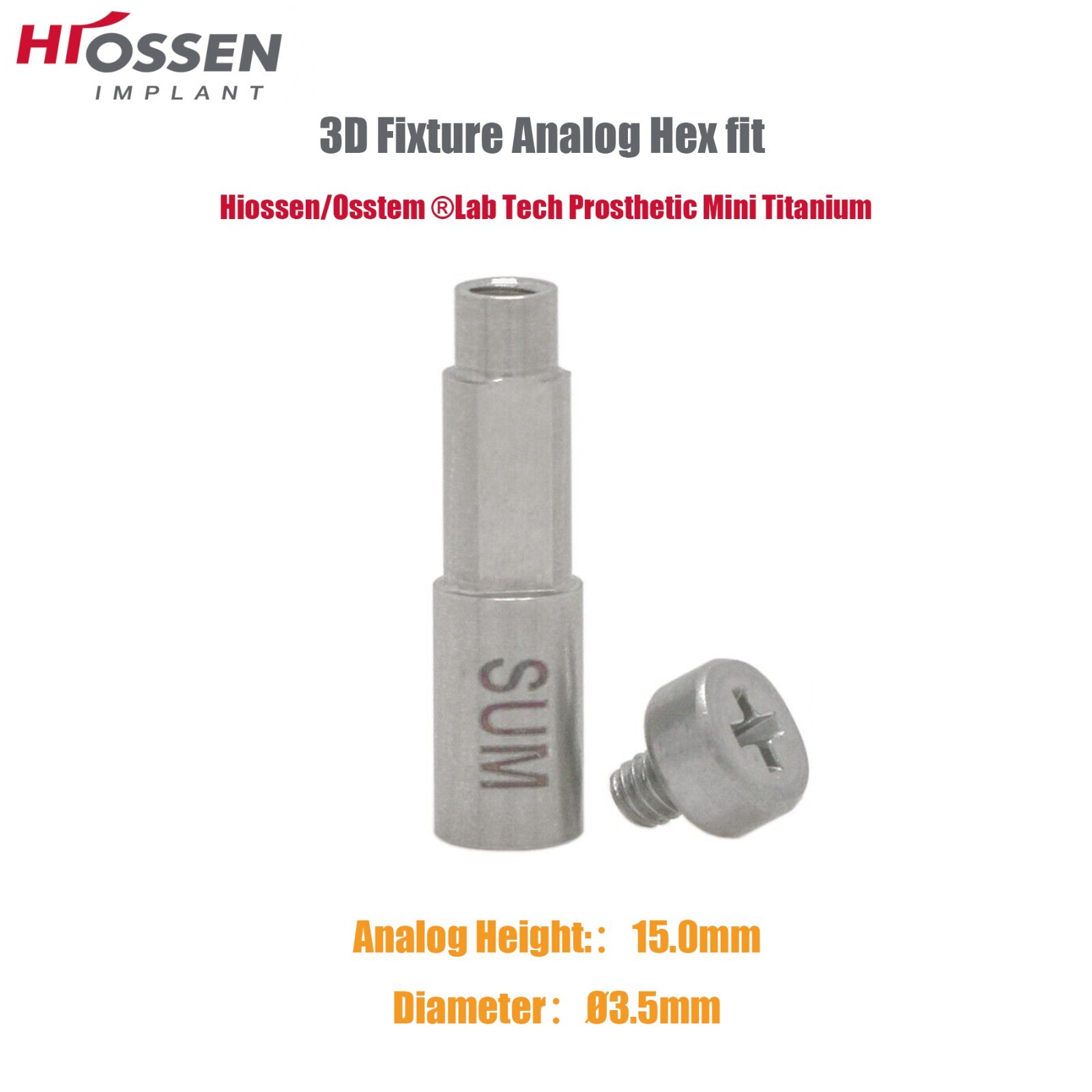 ET Transfer Lab Analog & Osstem Hiossen ET Scan Body for Digital Impressions