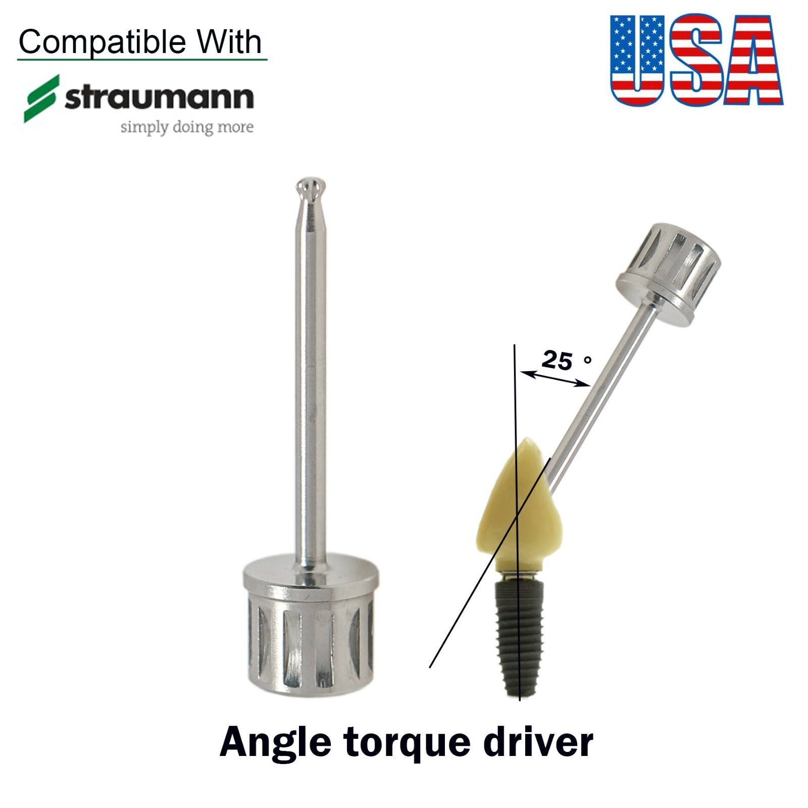 US Implant Screwdriver Angulated Screw Channel Driver Hiossen Nobel MIS Astra 3i