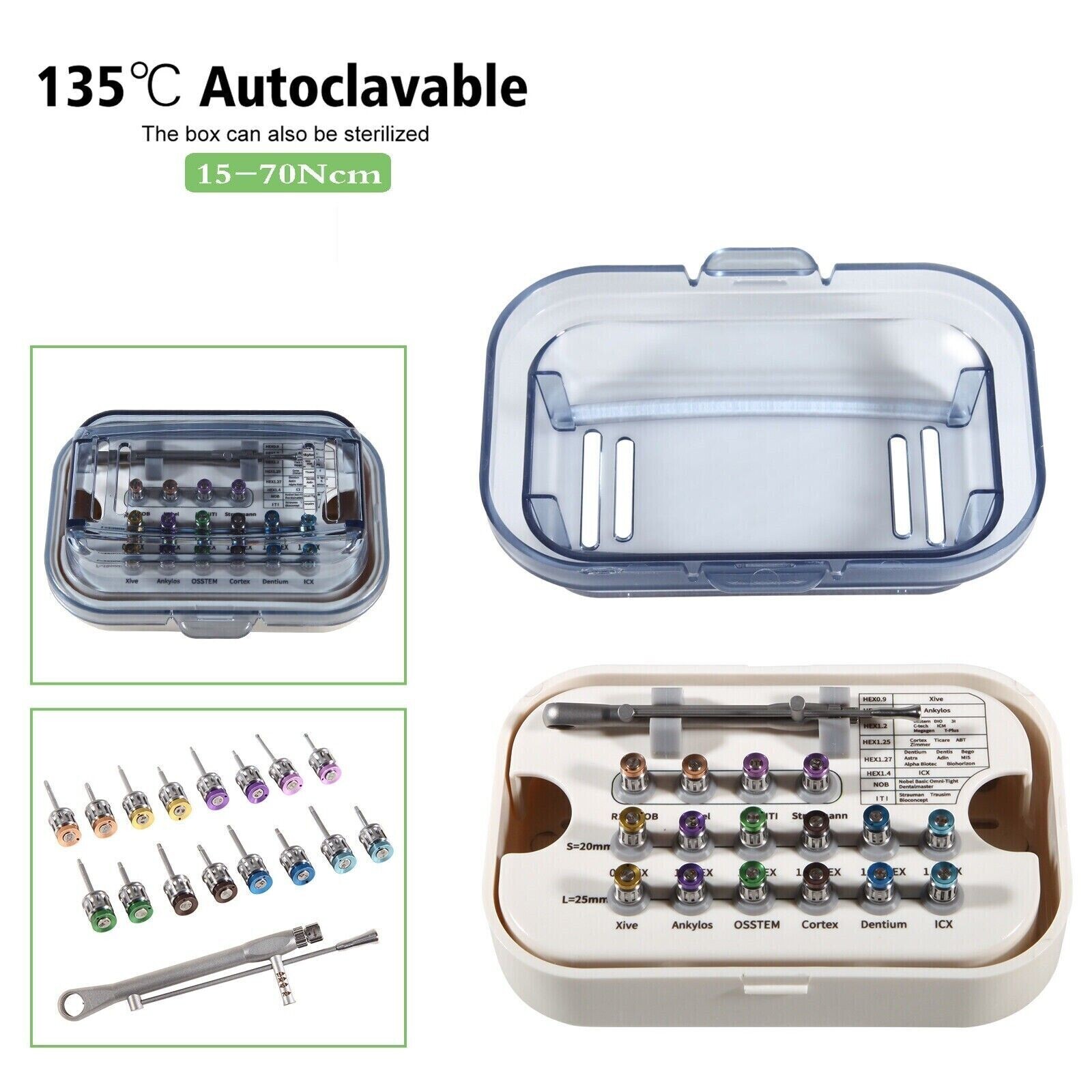 Universal Implant Instrument Prosthetic Restoration Hand Driver SD Instruments