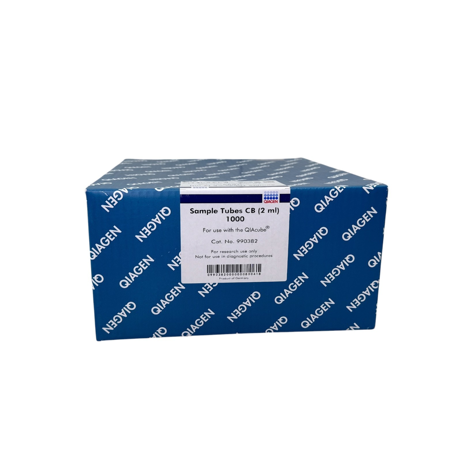Qiagen Sample Tubes CB (2 ml) for QIAcube – Box of 1000 (2×500 bags)