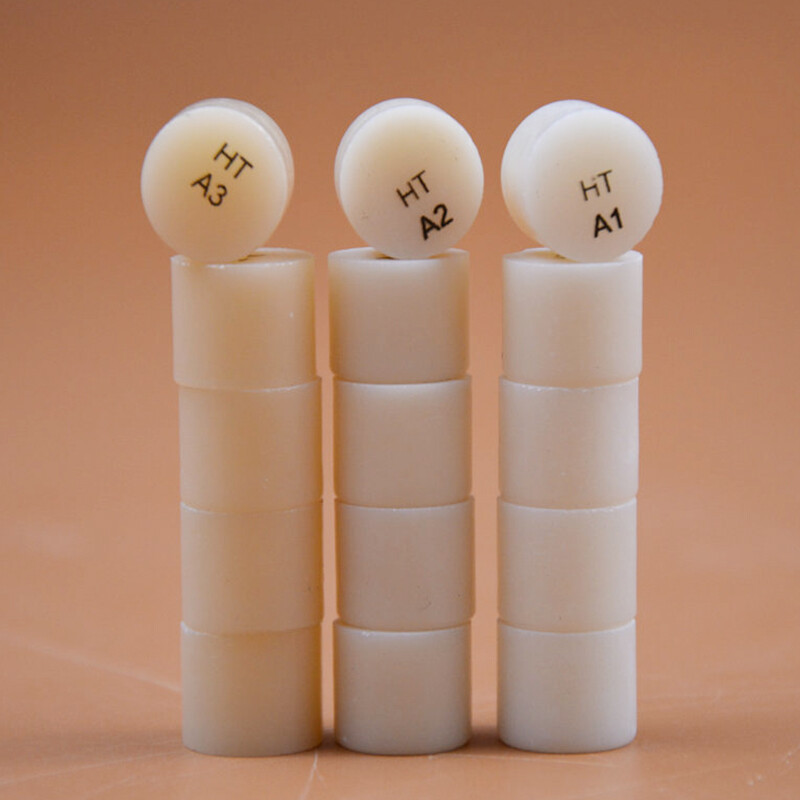 10Pcs IPS Emax Lithium Dislicate Ingots Press Blocks Dental Glass Ceramic Blocks