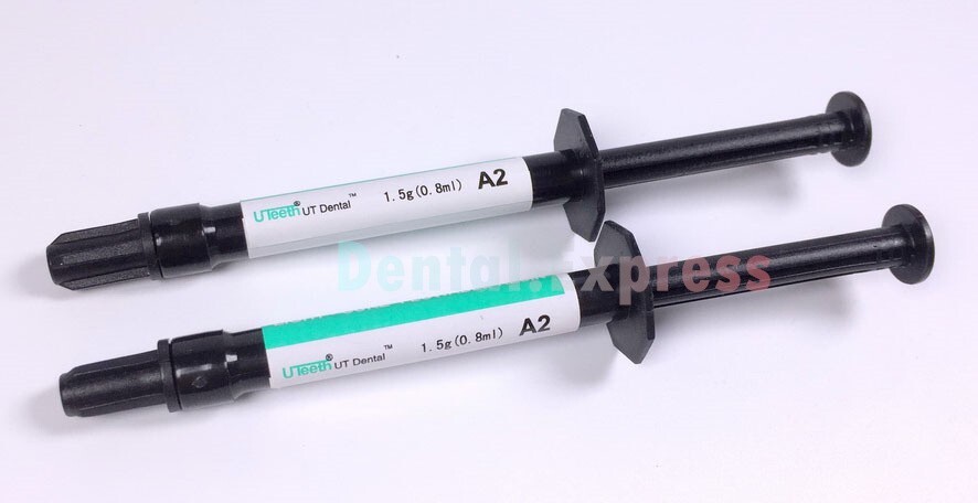 A1 A2 A3 UT Dental Composite Light-Cure Flowable Resin 2 Syringe + 10 Tip