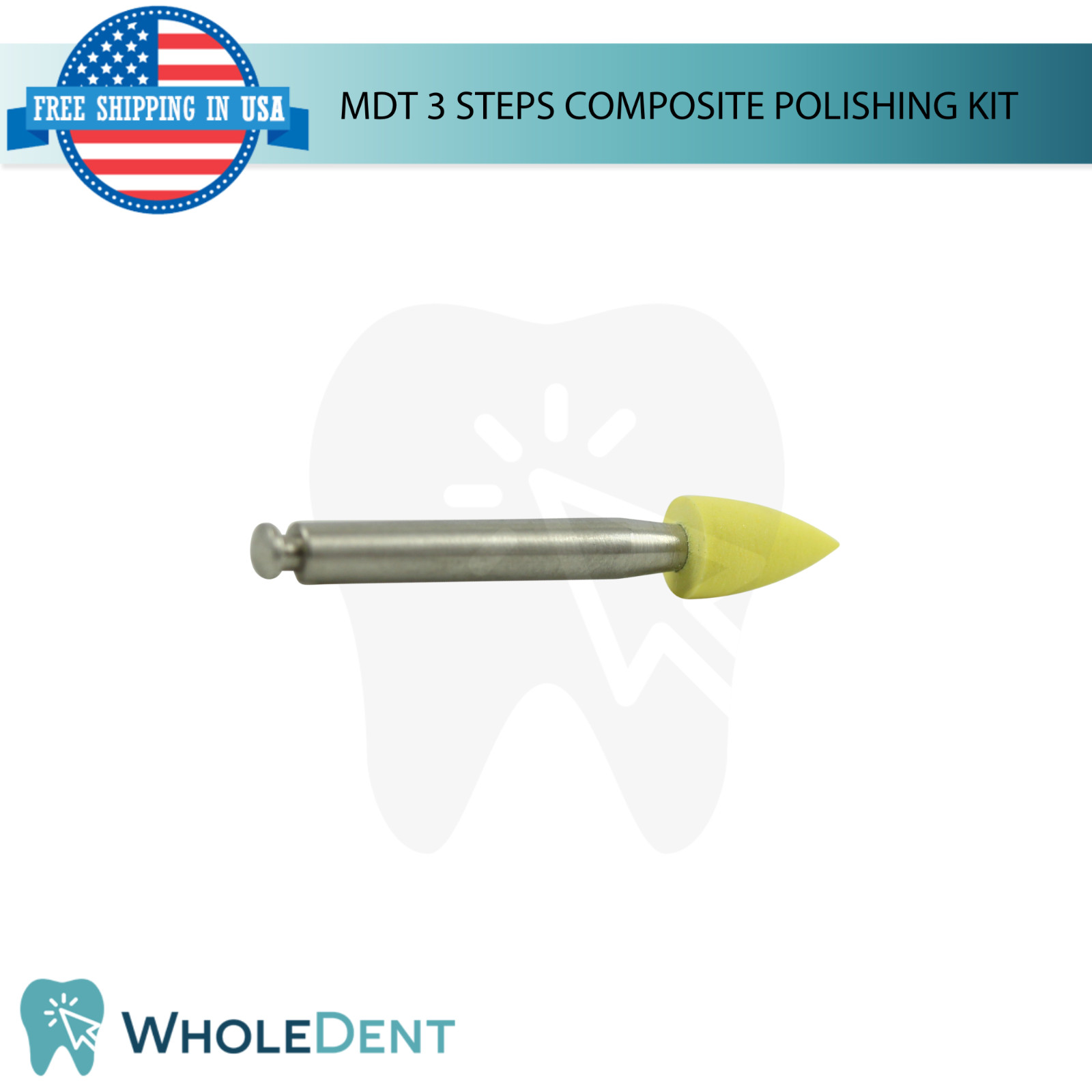 MDT 3 Steps Composite Polishing Kit High-Gloss Finish Dental Restorations