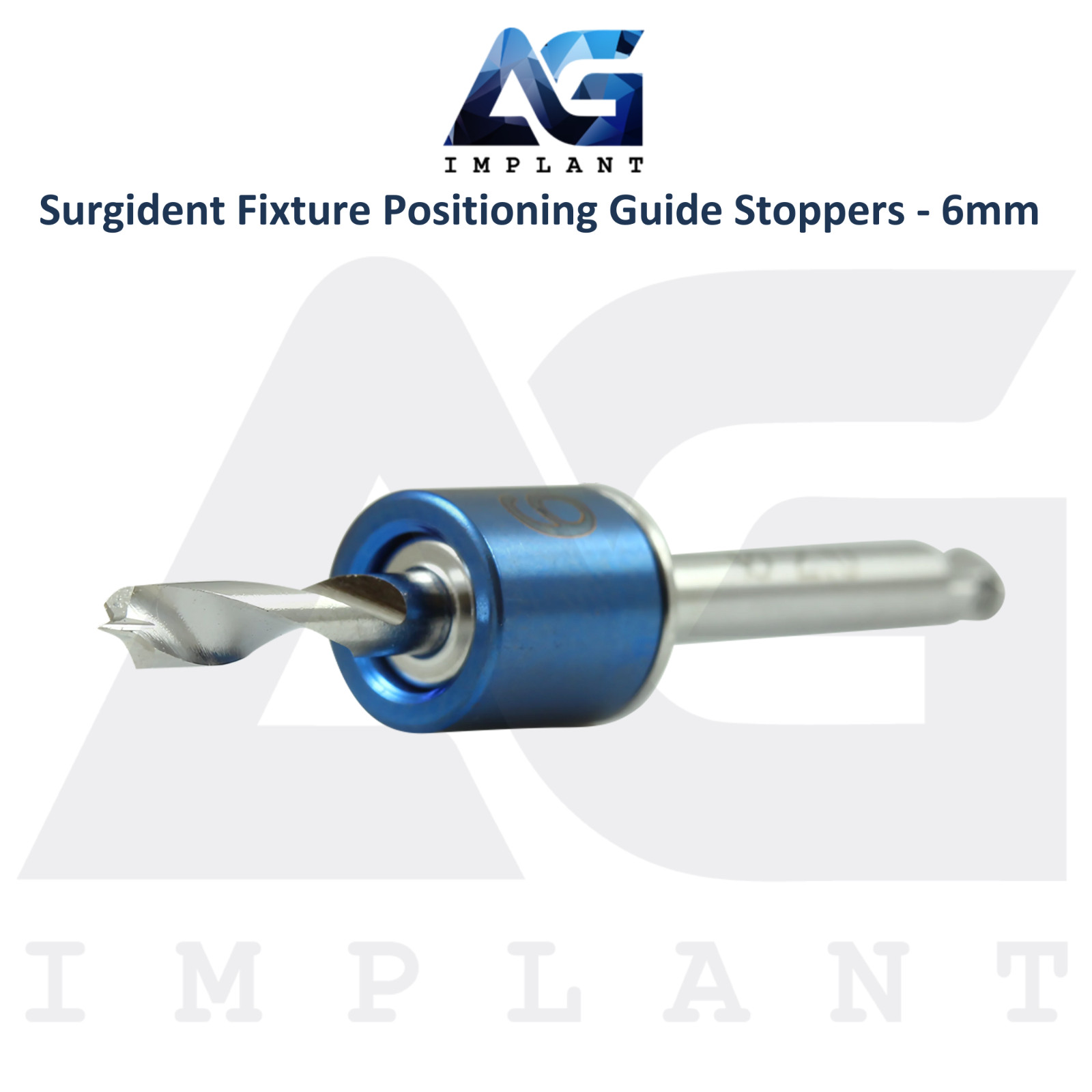 Dental Fixture Positioning Guide Stoppers Precise Depth Control Stainless Steel