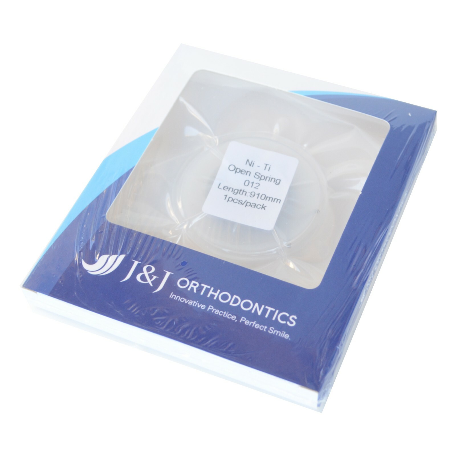 J&J Ortho™ Dental Orthodontic NiTi Open Coil Spring Spool Roll 3′