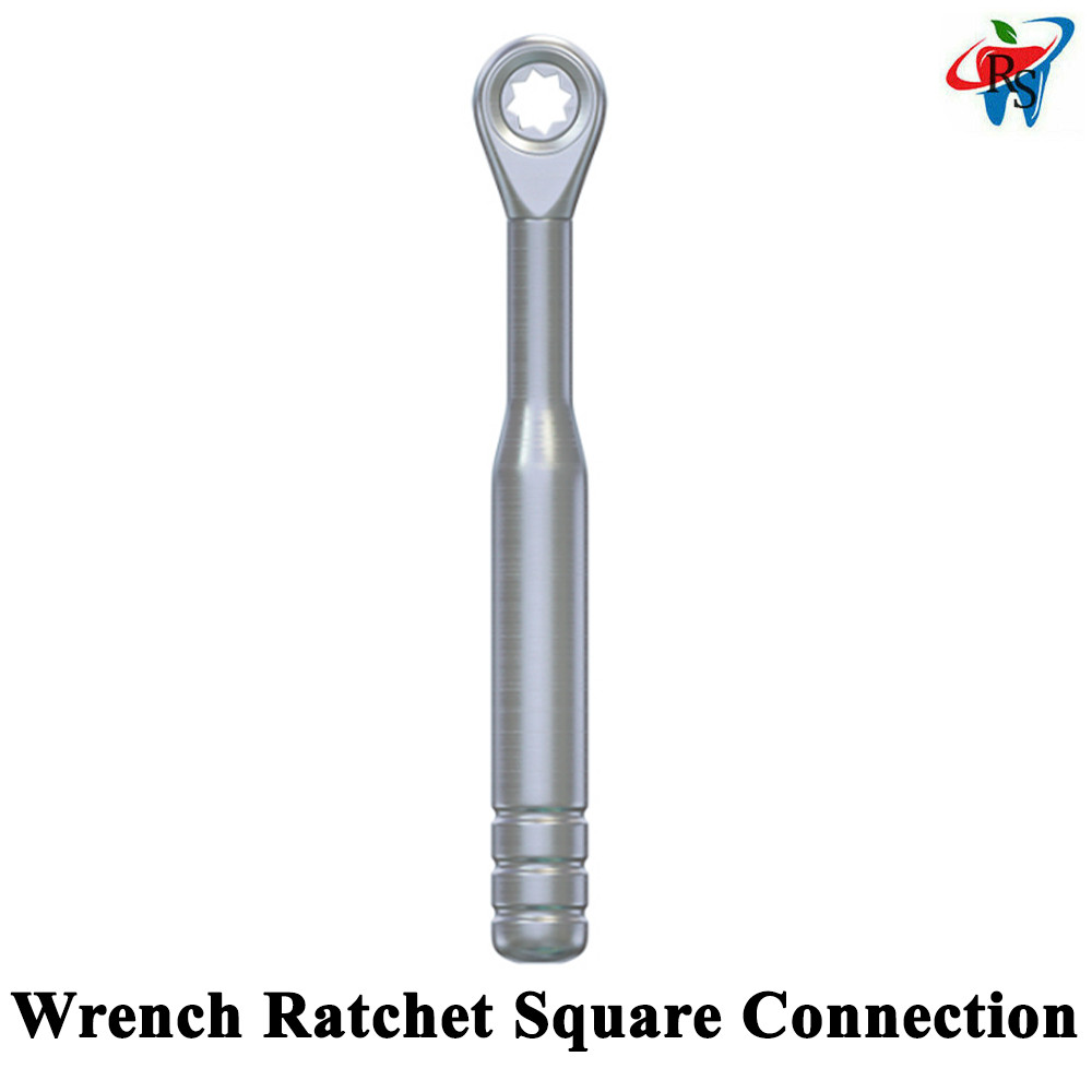 1pcs Wrench Ratchet For Square Connection Handle Instrumen Dental Tools