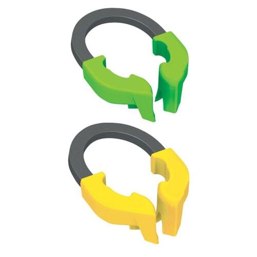 Wagotrix NiTi Sectional Matrix Rings, Universal, Green/Yellow, 2/Pk