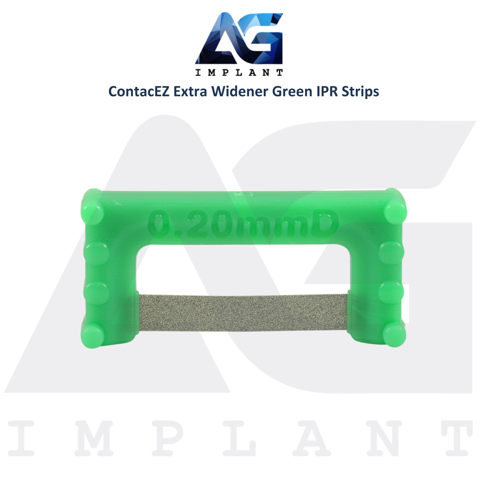 Extra Widener Double Sided Diamond Coated Green IPR Strips Set Coarse Grit