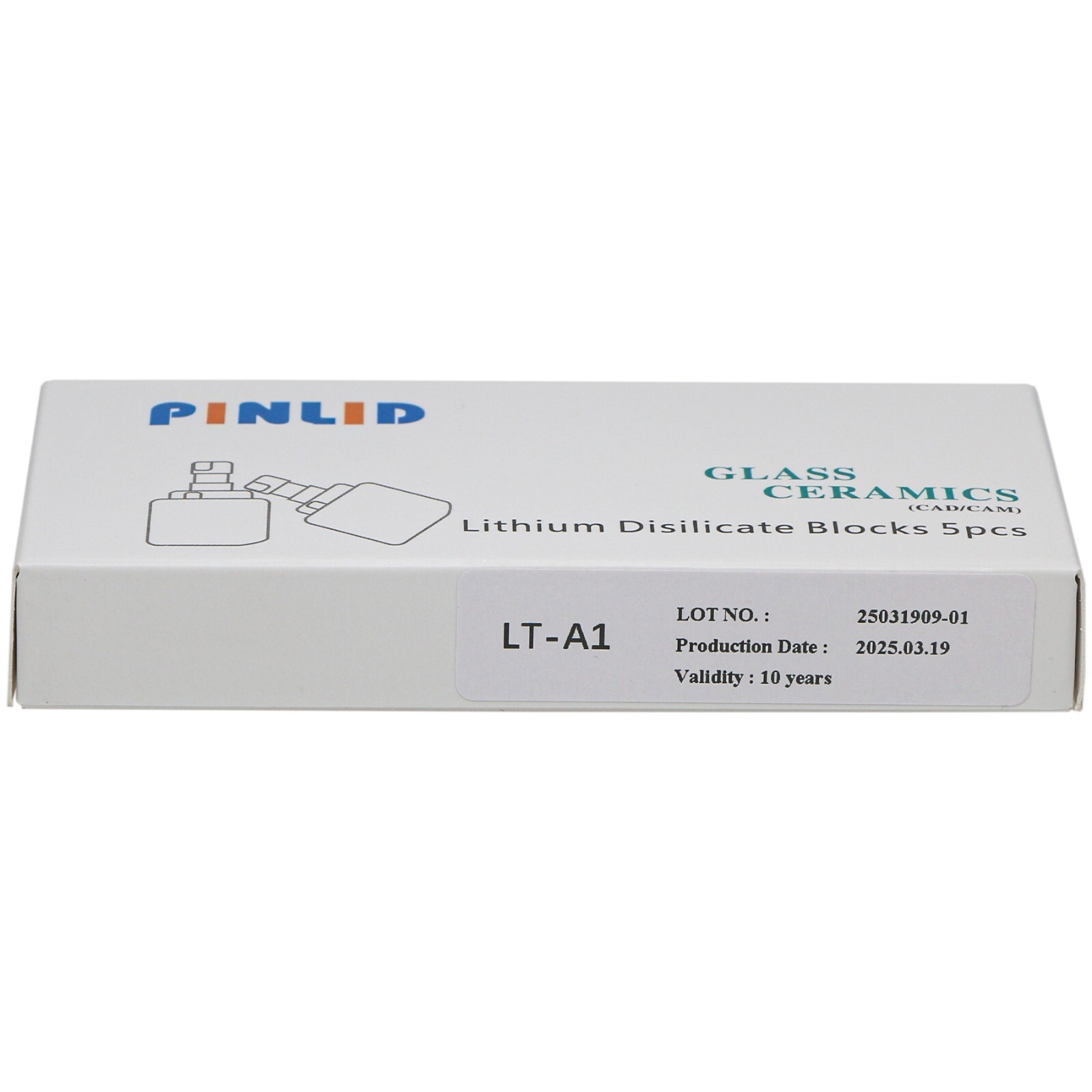 C14 Dental Glass Ceramic Blocks Lithium Disilicate Emax CAD CAM LT Translucency
