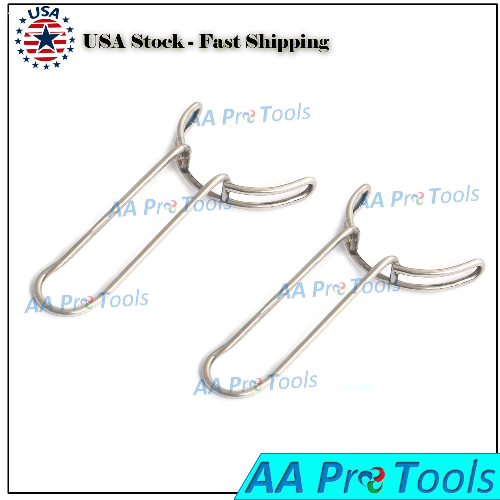 Set of 2 Vestibulum Lip & Cheek Retractor Mouth Opener Gag Oral Equipment