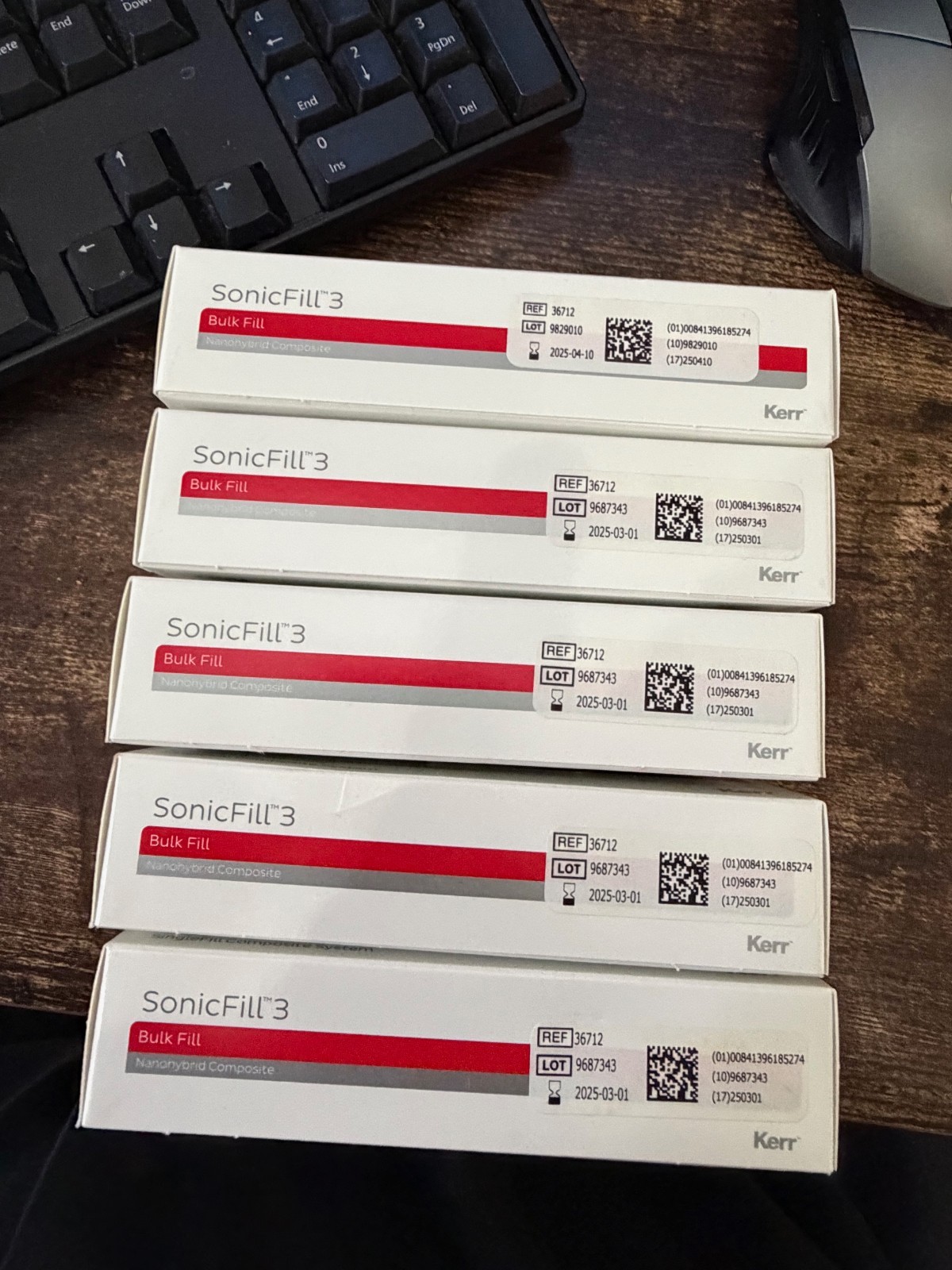 Kerr Dental 36712 SonicFill 3 Composite Unidose A2 20/Pk 0.25 Gm