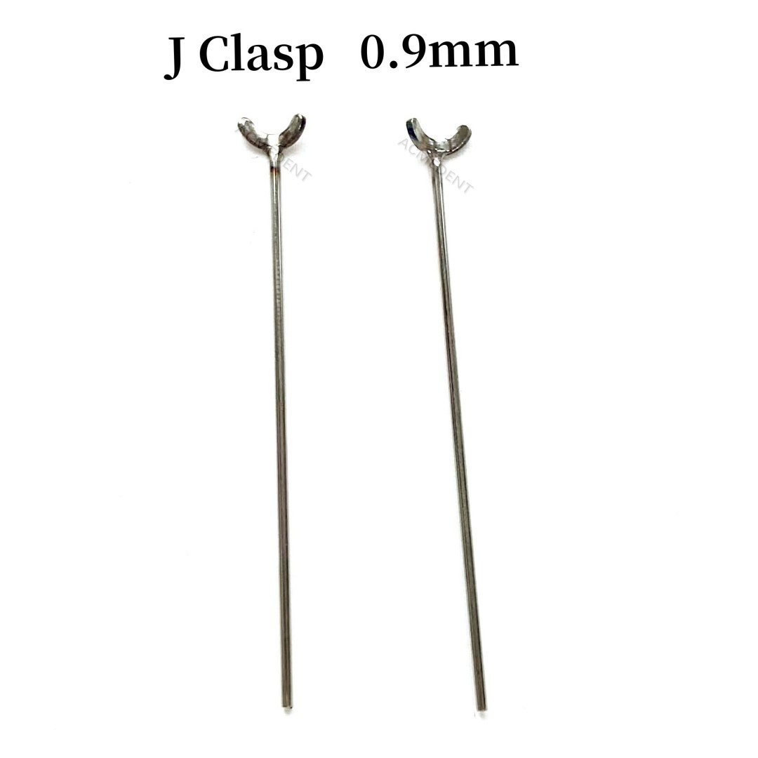 50Piece Dental Ball Retainer J Clasp Ortho Oblique Clasps 0.9 Y-Type Scheu Style