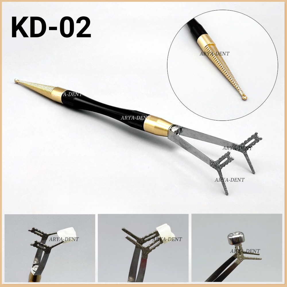1pcs Zirconia Crown Holder Dental Posterior Anterior Crown Bridge Placer Remover