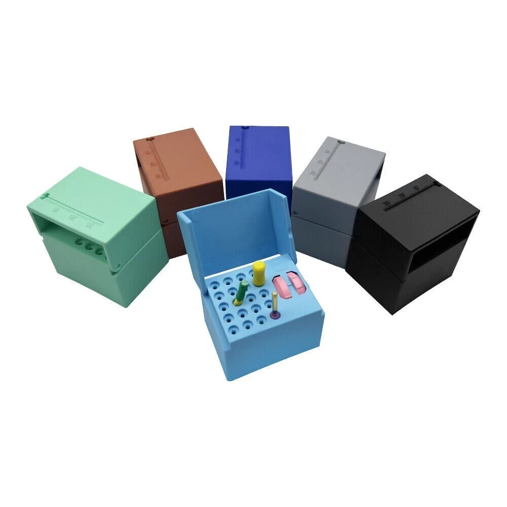Dental Autoclavable Endodontic Files Holder With Memory Endo Box Block 20 Holes