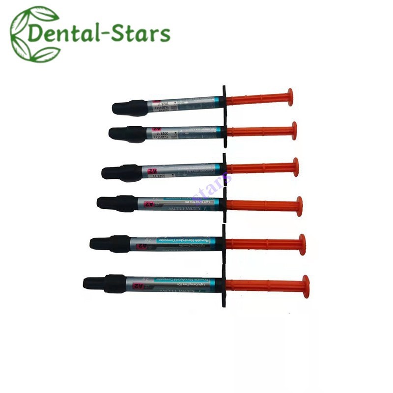 Dental Flowable Light Cure Flow Composite Resin Restorative A2/A3 Shade 2g