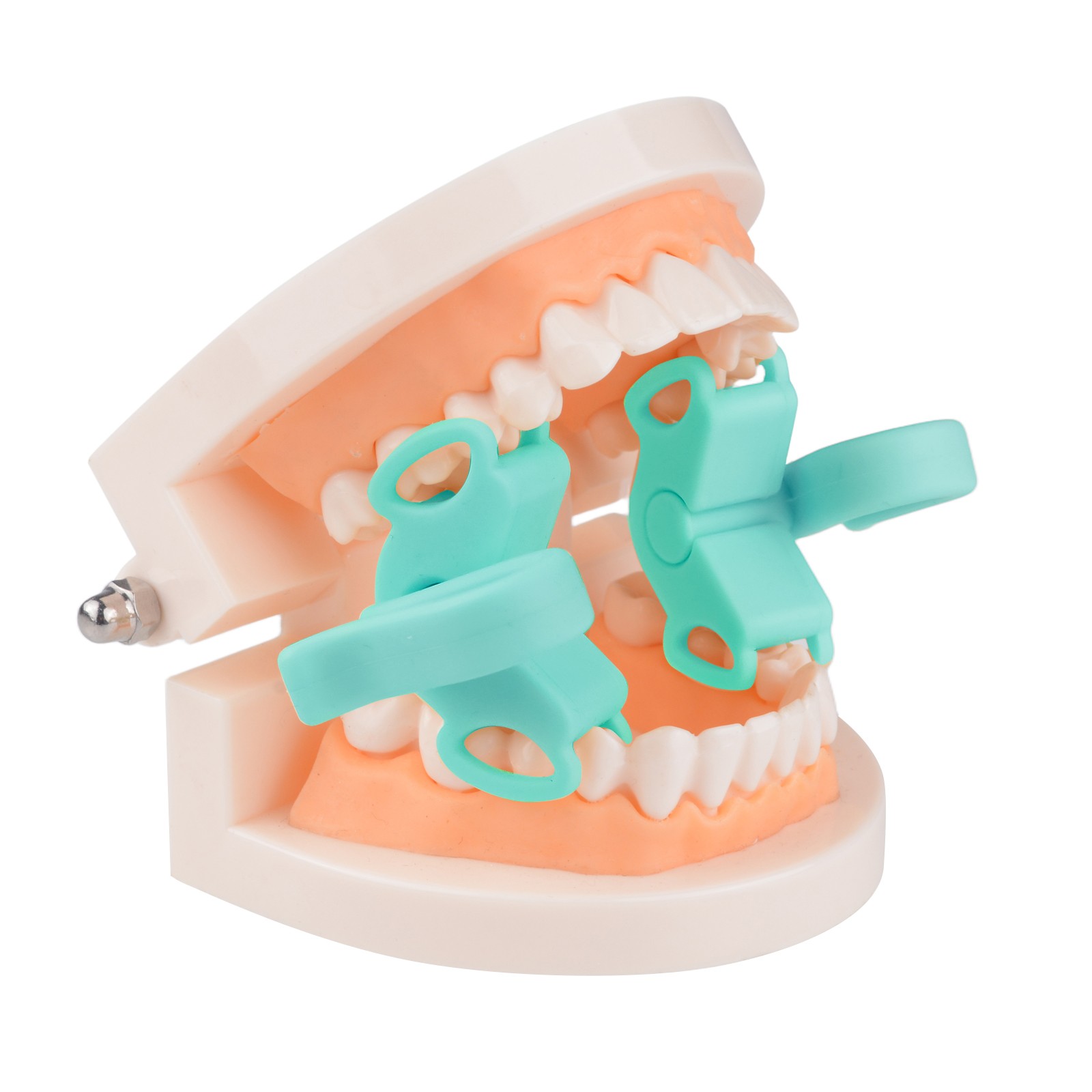 2Pcs/set Autoclave Dental Silicone Bite Blocks Orthodontics Cheek Retractor